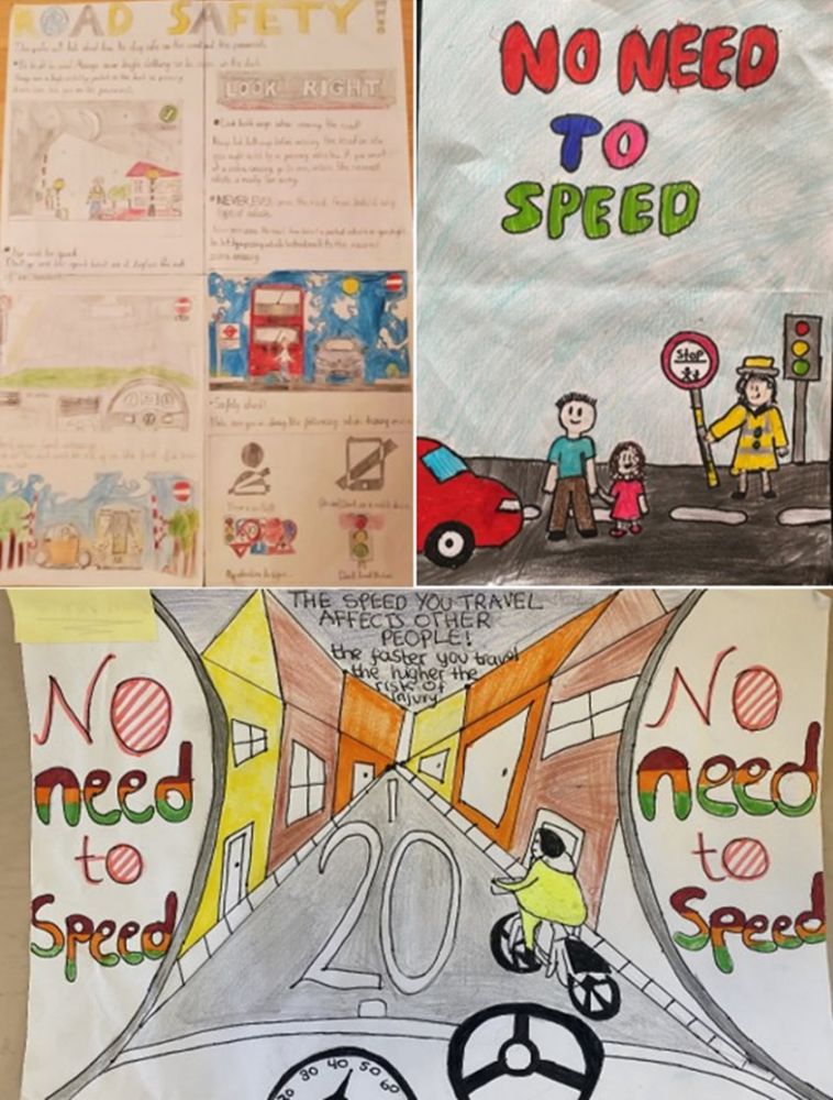 Road safety theme posters – Super Slim Studente-saigonsouth.com.vn